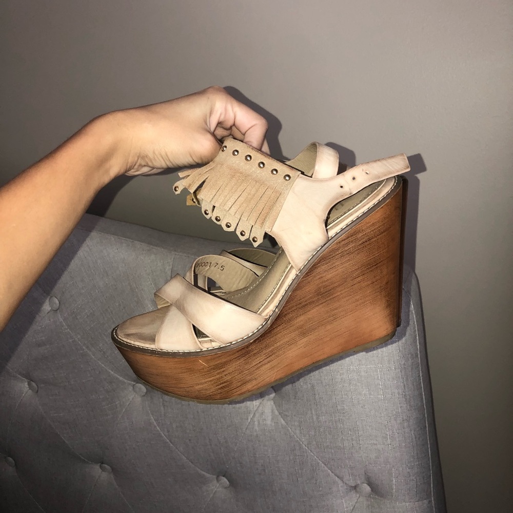 fringe wedges🌟🌟🌟